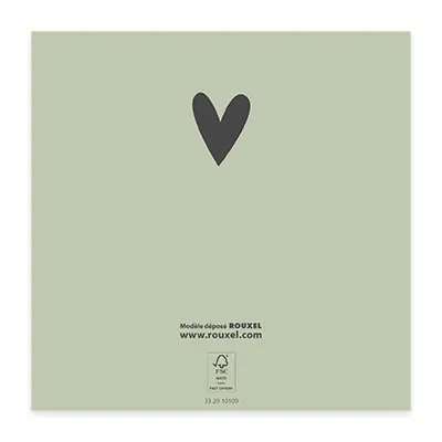 Bon cadeau minimaliste vert sauge 12x12cm avec enveloppe – paquet de 12 - Bons cadeaux-3