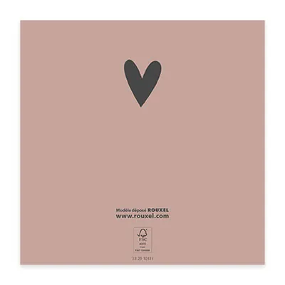 Bon cadeau minimaliste rose nude 12x12cm avec enveloppe – paquet de 12 - Bons cadeaux-3
