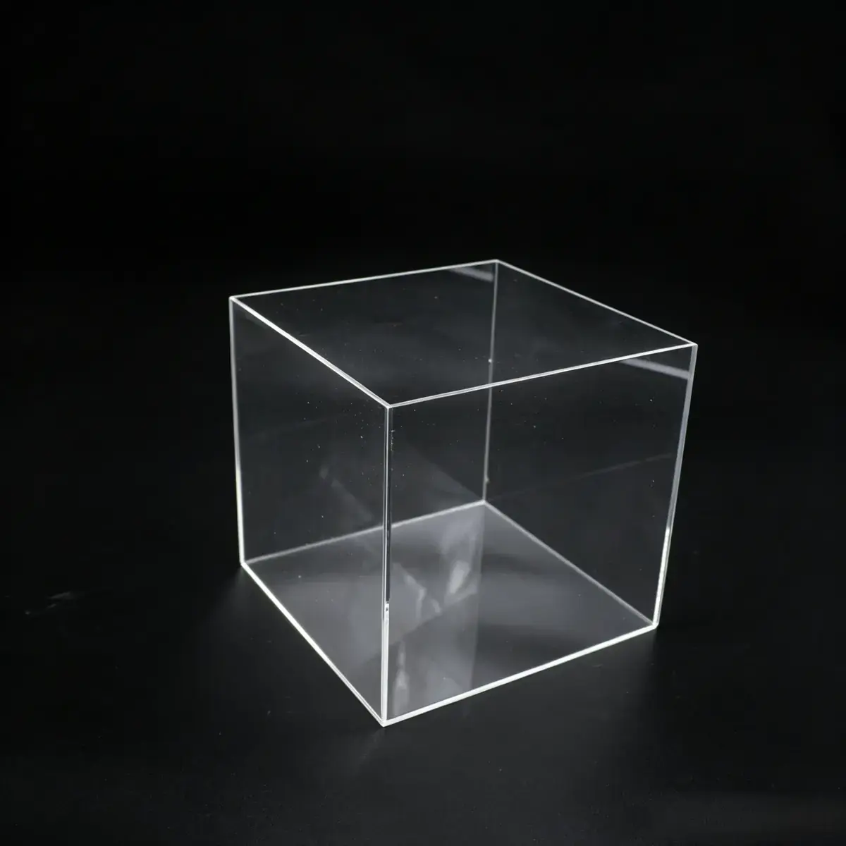 Cube de présentation transparent PMMA 20 x 20 x 20 cm - Cube plexi - Cube acrylique - Supports Plexi