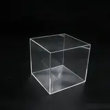 Cube de présentation transparent PMMA 20 x 20 x 20 cm - Cube plexi - Cube acrylique - Supports Plexi