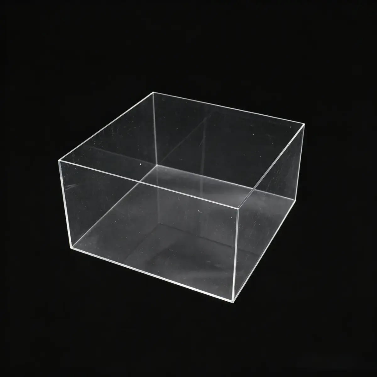 Bac de présentation transparent PMMA 30 x 30 x 15 cm - Bac plexi - Bac acrylique - Supports Plexi
