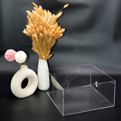 Bac de présentation transparent PMMA 30 x 30 x 15 cm - Bac plexi - Bac acrylique - Supports Plexi-3