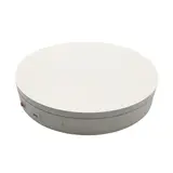 Plateau rotatif électrique blanc Ø 40 cm – Plateau tournant 35 kg - Présentoirs divers