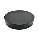 Plateau rotatif électrique noir Ø 40 cm – Plateau tournant 35 kg - Présentoirs à bijoux multifonction