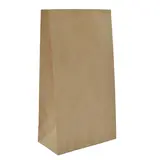 Sac SOS kraft brun 13 x 7 x 24 cm 75 g/m² – Sac kraft sans poignée - Lot de 250 - Sacs SOS