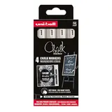 Marqueurs craie - blanc - pointes rondes 1,8/2,5 mm - Marqueurs
