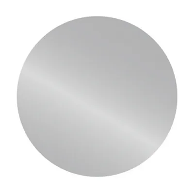 Étiquette cadeau adhésive Argent neutre ø 36 mm - Étiquette autocollante Argent - Lot de 500 - Étiquettes cadeaux adhésives