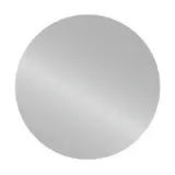 Étiquette cadeau adhésive Argent neutre ø 36 mm - Étiquette autocollante Argent - Lot de 500 - Étiquettes cadeaux adhésives