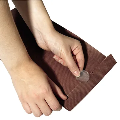 Étiquette adhésive transparente ø 30 mm - Boîte de 500 - Étiquettes cadeaux adhésives-2