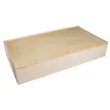 Coffret bois avec couvercle coulissant - 6 bouteilles - 59,8 x 33,5 cm - Coffrets pour bouteilles de vin, Boîtes pour bouteilles de vin