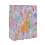 Sac papier motif animaux de la jungle 26x12x32 cm – Paquet de 20 - Sacs pelliculés à motifs