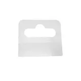 Crochet de suspension auto-adhésif PVC transparent 42 x 35 mm, paquet de 100 - Sacs rabats adhésifs