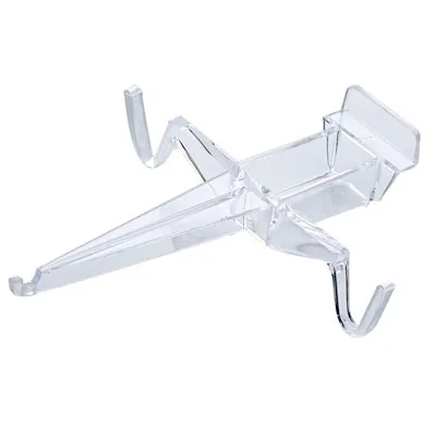 Support lunettes transparent pour panneaux rainurés 16,5 x 14,5 cm - Présentoir lunettes - Lot de 10 - Supports lunettes, Présentoirs casquettes et Supports divers