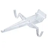 Support lunettes transparent pour panneaux rainurés 16,5 x 14,5 cm - Présentoir lunettes - Lot de 10 - Supports lunettes, Présentoirs casquettes et Supports divers