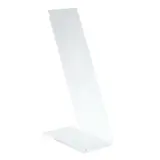 Présentoir chaussure transparent acrylique 5 x 20 cm - Support chaussure - Lot de 10 - Chevalets
