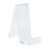Chevalet de présentation transparent acrylique 5 x 12 cm - Présentoir chaussure - Lot de 10 - Supports Plexi