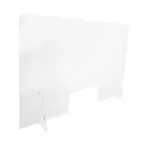 Écran de protection transparent anti projection pour comptoir 99 x H 66 cm - Vitres de protection de comptoir