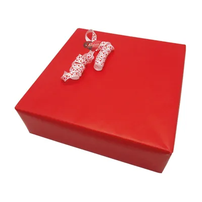 Bolduc blanc coeurs rouges Malo 10 mm x 225 m - Ruban cadeau - Bolducs imprimés et à motifs-3