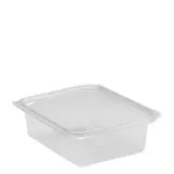 Barquette avec couvercle charnière 750 ml 18,2 x 14,2 x 5,5 cm - Barquette plastique - Lot de 50 - Barquettes plastique