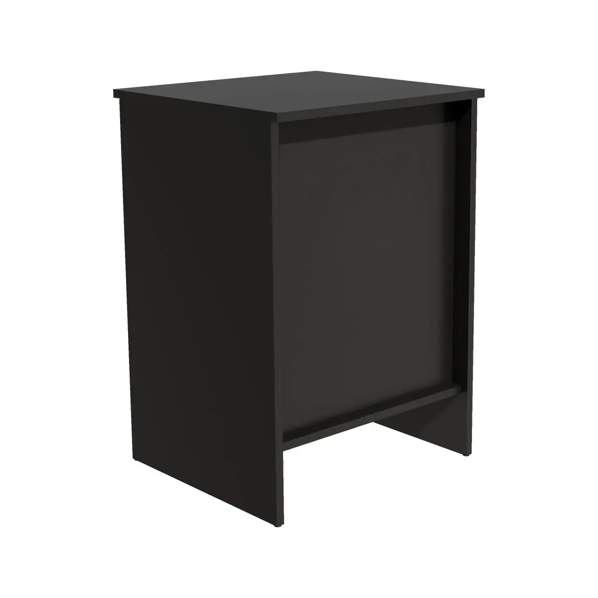 Comptoir d'accueil noir mat 60 x 52 x 88 cm - Comptoirs One