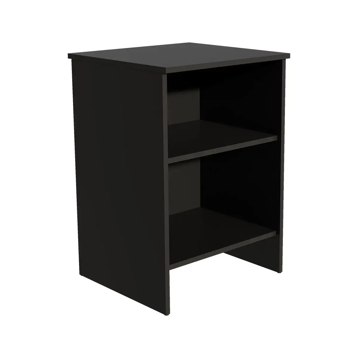 Comptoir d'accueil noir mat 60 x 52 x 88 cm - Comptoirs One-2
