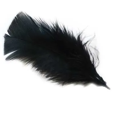 Plume noire artificielle L 10 cm - Plumes décoratives - Sachet de 30 - Plumes