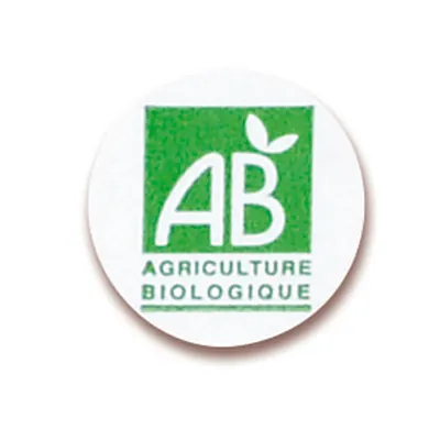 Étiquette adhésive Agriculture biologique ø 20 mm - Étiquette emballage alimentaire - Boîte de 500 - Étiquettes produits alimentaires