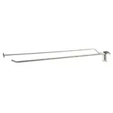 Broche simple pour barre de charge avec tige porte-étiquette ø 8 mm x L 40 cm - Tige simple - Zinc - Lot de 10