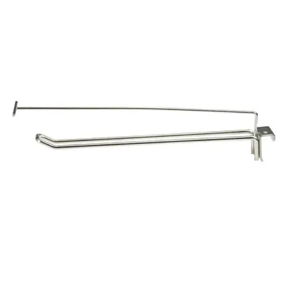 Broche double pour barre de charge avec tige porte-étiquette ø 5 mm x L 40 cm - Tige double - Zinc - Lot de 10 - Broches pour barre de charge