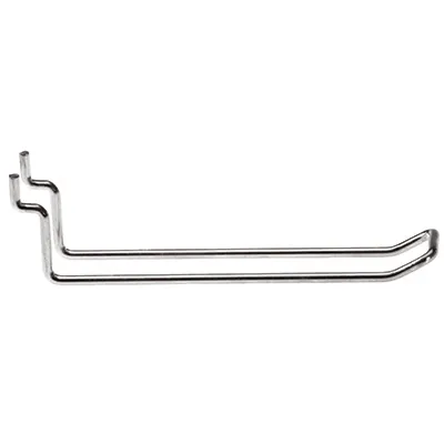 Broche double pour panneau rainuré ø 4 mm x L 15 cm - Tige double - Zinc - Lot de 20 - Broches doubles pour panneaux rainurés