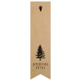 Étiquettes adhésives pour sacs Joyeuses Fêtes - Étiquettes cadeaux ferme sac