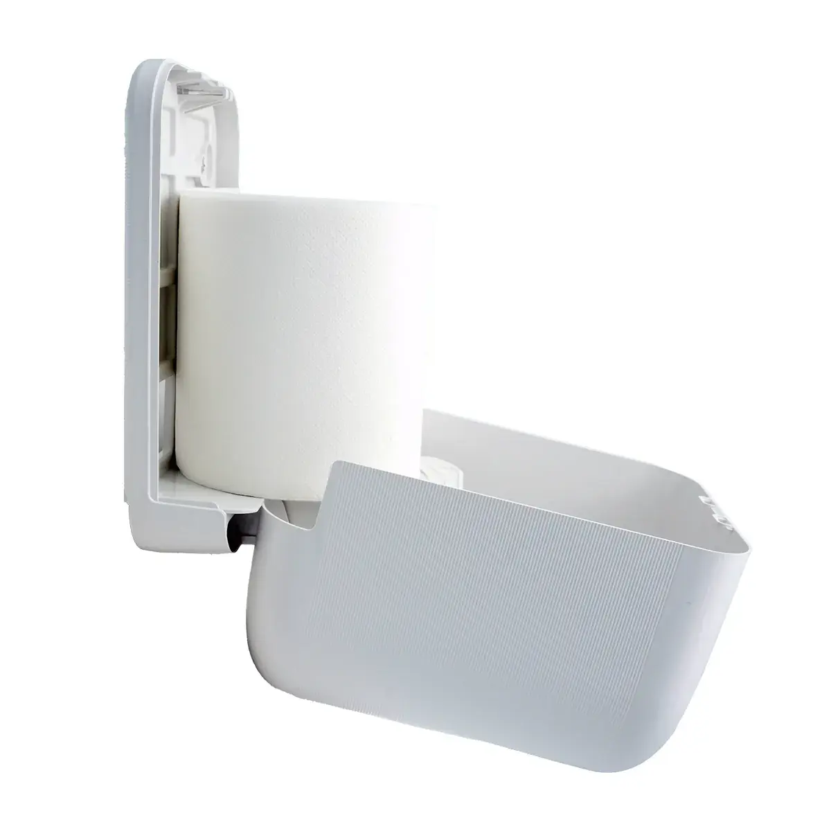 Distributeur de papier ABS ø 22 x H 31 cm - Blanc - Dévidoirs hygiène-5