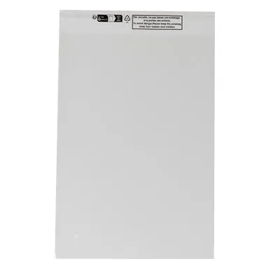 Sachet plastique transparent haute brillance avec rabat adhésif 27x38cm BOPP 40µ - Sachet de conditionnement - Lot de 100 - Sacs rabats adhésifs