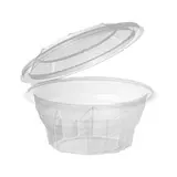 Bol salade avec couvercle 750 ml plastique transparent ø 17 x 8,5 cm - Bol plastique avec couvercle - Lot de 75 - Boîtes salade, Bols salade