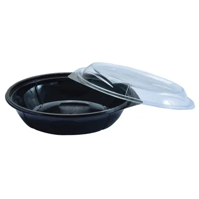 Couvercle plastique pour bol salade rond ø 21,5 x 2,5 cm - Lot de 150 - Boîtes salade, Bols salade-4