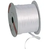 Ruban satin blanc double face 6 mm x 91 m - Ruban emballage cadeau - Bolducs, Raphias et Rubans St Valentin