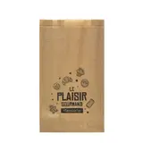 Sac croissant papier kraft brun 17 x 7 x 30 cm Le plaisir gourmand - Sachet viennoiserie - Lot de 1000 - Sacs croissants, Sachets viennoiseries