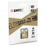 Carte mémoire SD 16 GB UHS-I U1 Elite Gold EMTEC - Supports sauvegarde