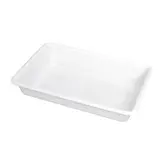 Bac alimentaire plastique 6 Litres 43 x 28,5 x 7,5 cm - Bac plat - Bac traiteur - Bacs traiteurs, Bacs alimentaires