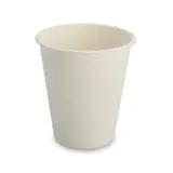 Gobelet boisson chaude 26 cl ø 8 x 9 cm - Gobelet bagasse - Gobelet café - Blanc - Lot de 50 - Gobelets carton, Gobelets café