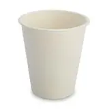 Gobelet boisson chaude 35 cl ø 9 x 9,7 cm - Gobelet bagasse - Gobelet café - Blanc - Lot de 50 - Gobelets carton, Gobelets café