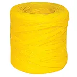 Raphia synthétique jaune 200m - Raphias