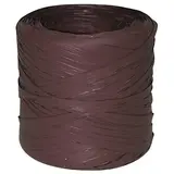 Raphia synthétique chocolat 200 m - Raphias