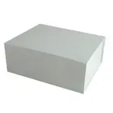 Boîtes aimantées - blanc brillant - 27 x 21 x H 10,5 cm - par 5 - Boites aimantées