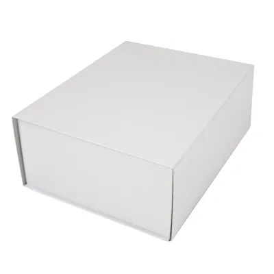 Boîtes aimantées - blanc brillant - 27 x 21 x H 10,5 cm - par 5 - Boites aimantées-4