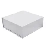 Boîtes aimantées - blanc brillant - 16 x 16 x H 6 cm - par 5 - Boites aimantées