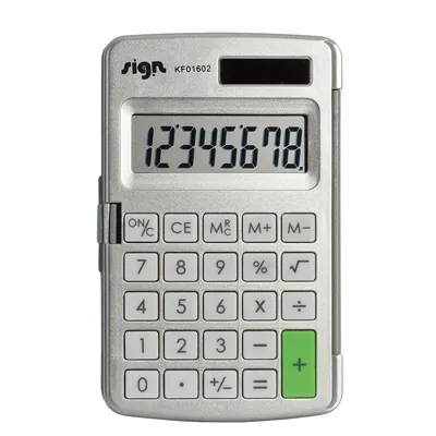 Calculatrice de poche 8 chiffres LDC 12mm, avec étui rigide - Calculatrices imprimantes, Calculatrices de bureau, Calculatrices de poches
