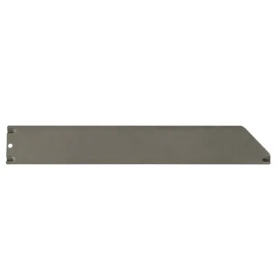 Séparateur pour tablette métallique 37 x 5,5 cm - Séparateur rayonnage - Diviseur tôle - Gris - Ligne Store gris métallisé pas de 50 mm