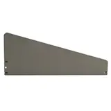 Séparateur pour tablette métallique 47 x 15 cm - Séparateur rayonnage - Diviseur tôle - Gris - Ligne Store gris métallisé pas de 25 mm