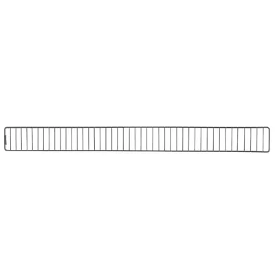 Frontale grille époxy - Ligne Store gris métallisé pas de 50 mm